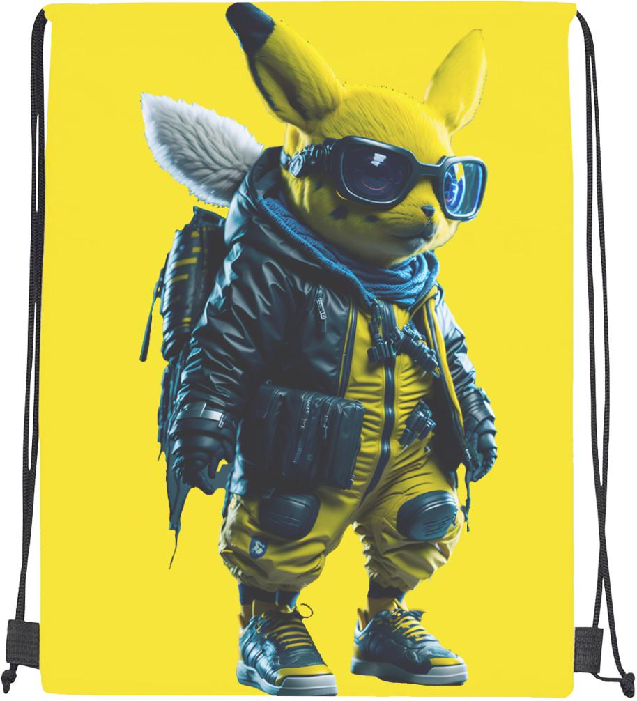 Мішок cпортивний Покемон Пікачу 2 (mishok-sport-612624636-pokemon-pikachu)
