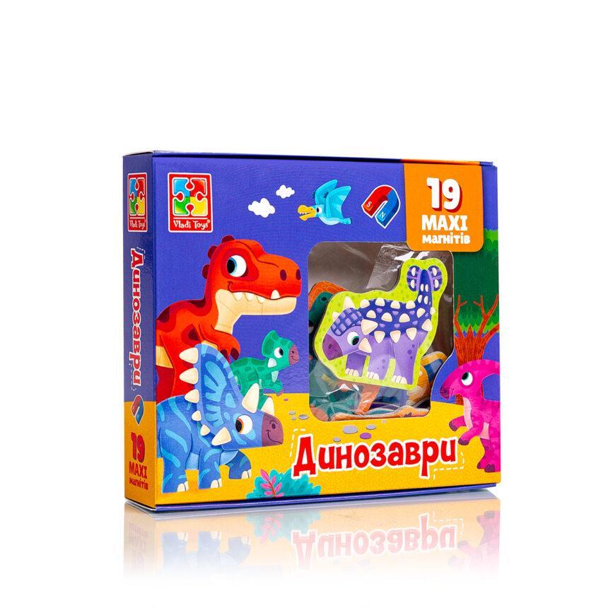 Набір магнітів Vladi Toys Динозаври VT3106-23 (MTT-150979)