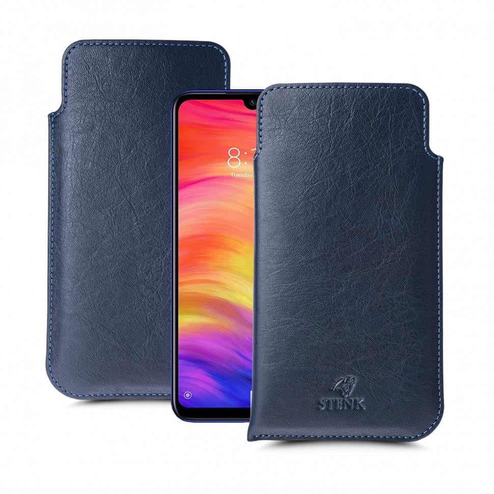 Футляр Stenk Elegance для Xiaomi Redmi Note 7 Синий (63017)