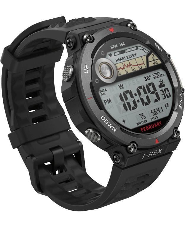 Розумний годинник Amazfit T-Rex 2 захищений Ember Black (1971554457)