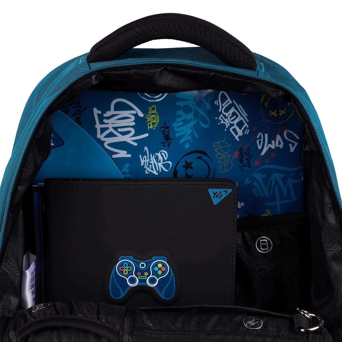 Школьный рюкзак полукаркасный YES Game Fan S-101 (559824) - фото 7 Школьный рюкзак полукаркасный YES Game Fan S-101 (559824) - фото 7