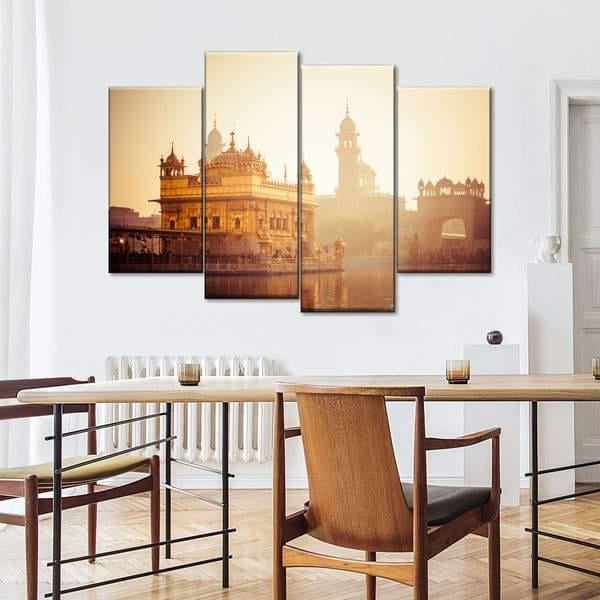 Модульная картина KIL Art Древний города из четырех частей 129x90 см (M4_L_169)