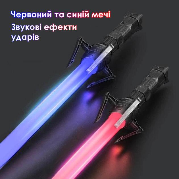 Комплект мечів Star Wars Джордж Лукас 2в1 зі зміною кольору 2 шт. - фото 9