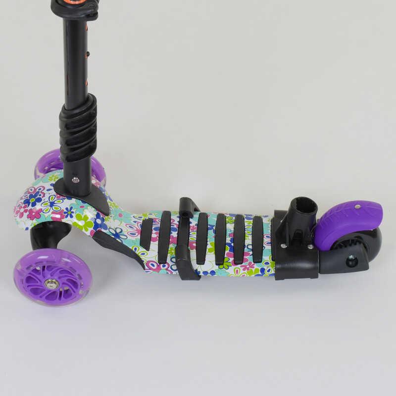 Самокат Best Scooter 5в1 PU колеса с подстветкой Multicolor (84216) - фото 4