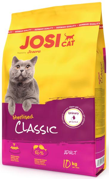 Корм JosiCat Sterilised Classic для кастрированных/стерилизованных кошек 10 кг (50009044)