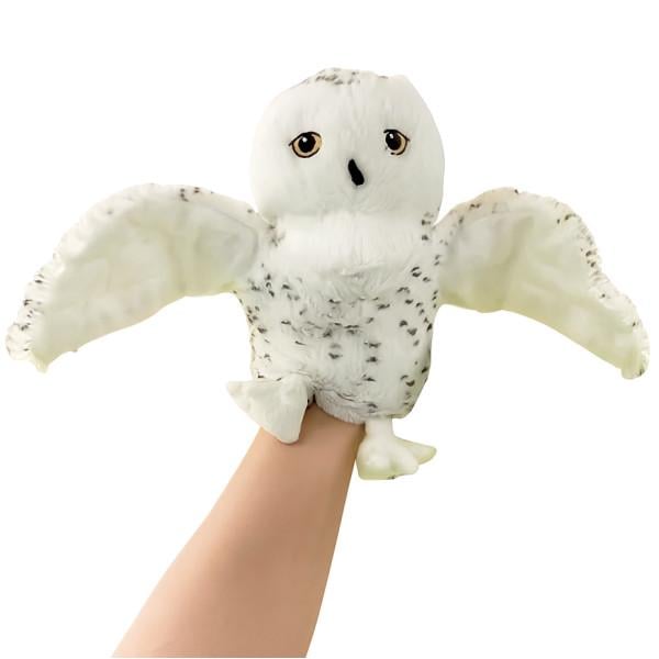 Іграшка на руку для лялькового театру Сова 20 см Білий