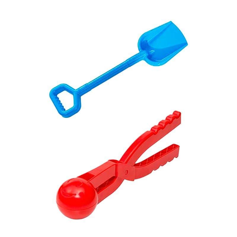 Игровой набор Бамсик Зимние игрушки №2 с лопаткой и снежоклипом 118/7 Blue/Red (31553277)