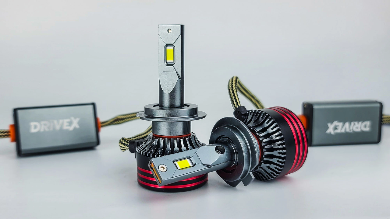 Автомобільні лампи DriveX LED FE-01 H7 57W CAN 9-16V 6000K (DR-00001714) - фото 2