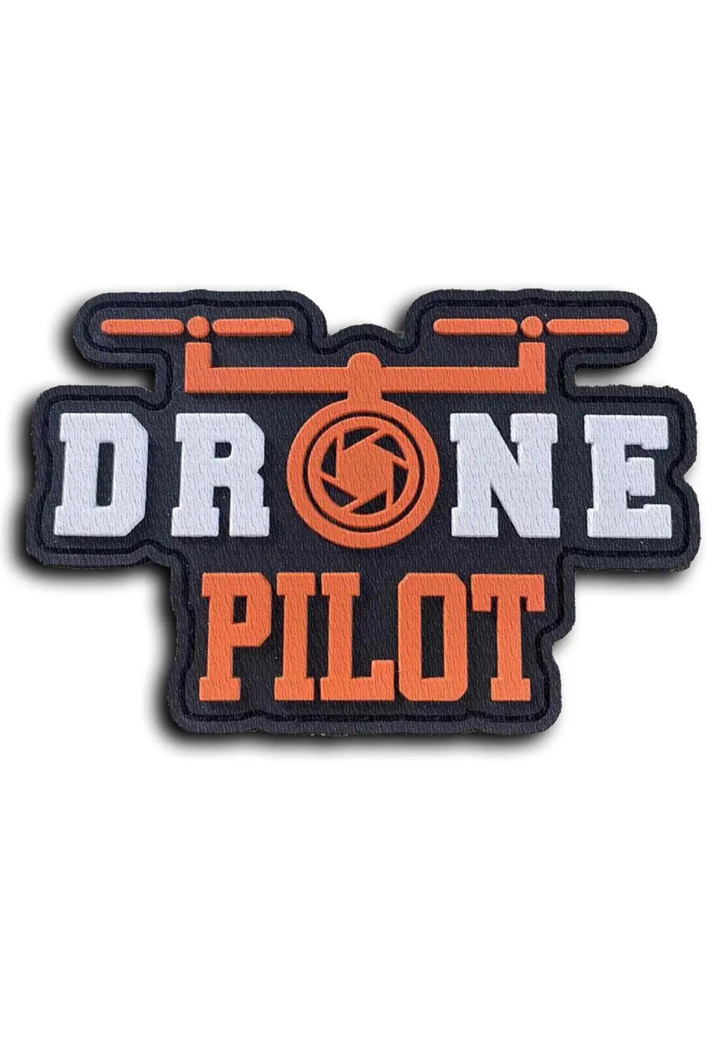 Шеврон-нашивка Дрон DRONE PILOT на липучке (DRONS11)