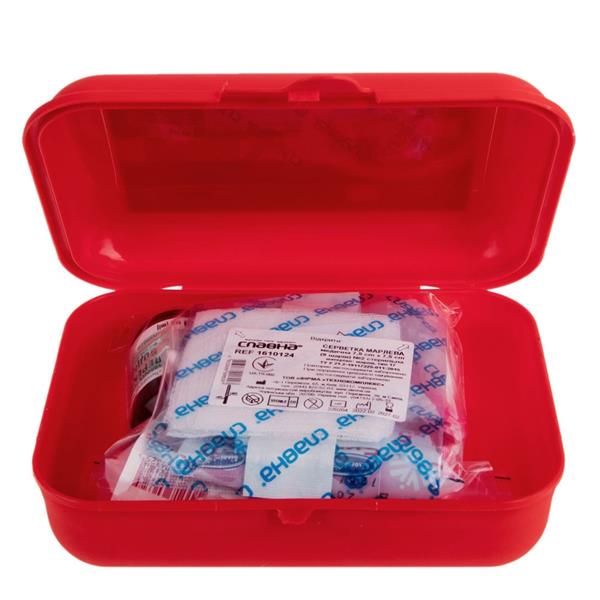 Аптечка медицинская транспортная пластиковый футляр ТУ 02-011-П (12269680) - фото 2