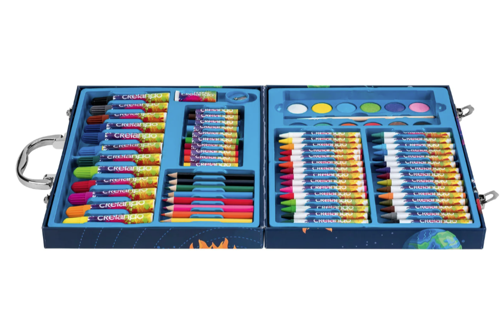 Набір для дітей Crelando фарби/олівці/фломастери (2390630793) - фото 2 Набір для дітей Crelando фарби/олівці/фломастери (2390630793) - фото 2