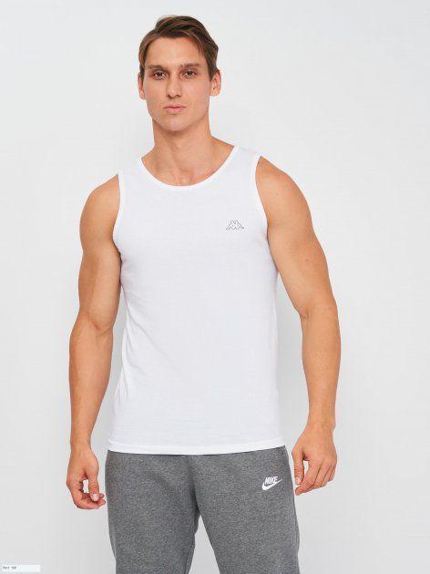 Майка мужская Kappa Canotta Spalla Larga K1325 M Белый/Bianco