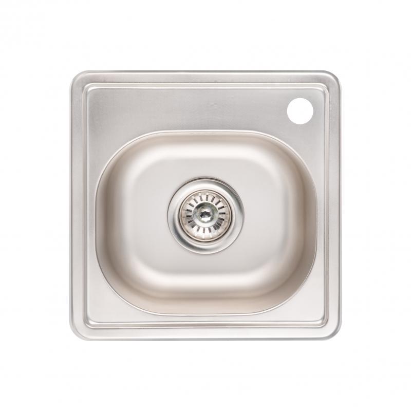 Кухонна мийка Lidz 3838 Micro Decor 0,6 мм (LIDZ3838MDEC06)