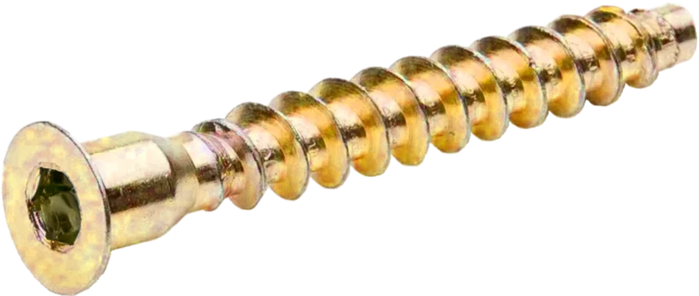 Конфирмат цинковый Steelfix ST941 HЕX4 І 6,4х50 мм 3000 шт. Жовтий (138308)