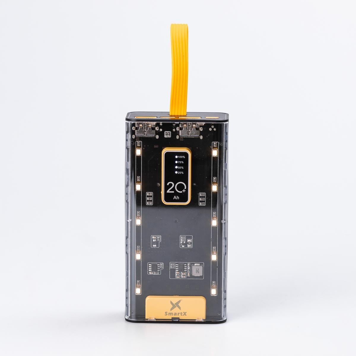 Повербанк 20000 mAh USB-C/USB-A 4 шнура (X101)