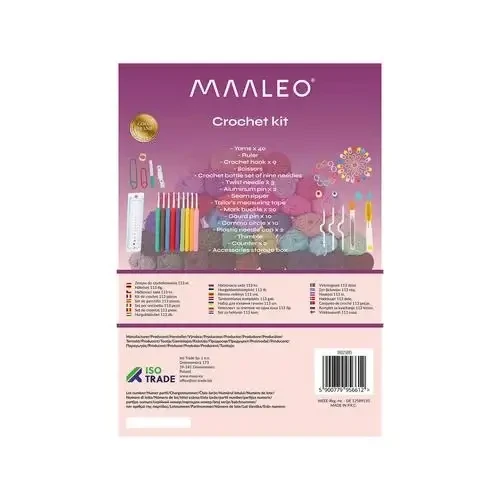 Набір для в'язання гачком Maaleo XXL 113 ел. у сумці (25885) - фото 9 Набір для в'язання гачком Maaleo XXL 113 ел. у сумці (25885) - фото 9
