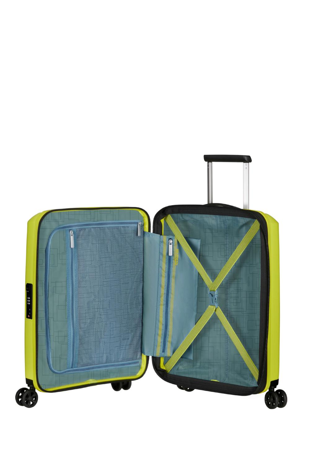 Чемодан American Tourister AEROSTEP 55x40x20/23 см Желтый (MD8*06001) - фото 3