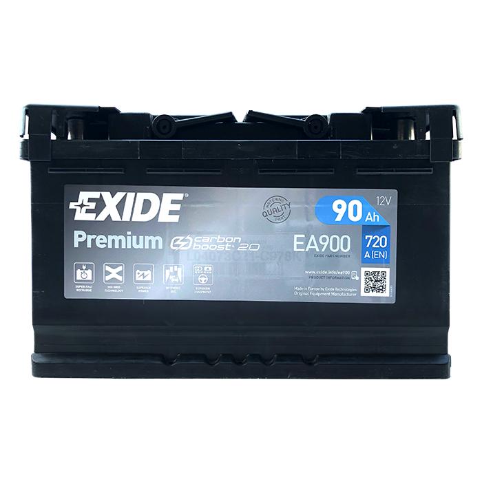 Акумулятор автомобільний EXIDE Premium EN EA900 6СТ-90Ah 720A (130851)