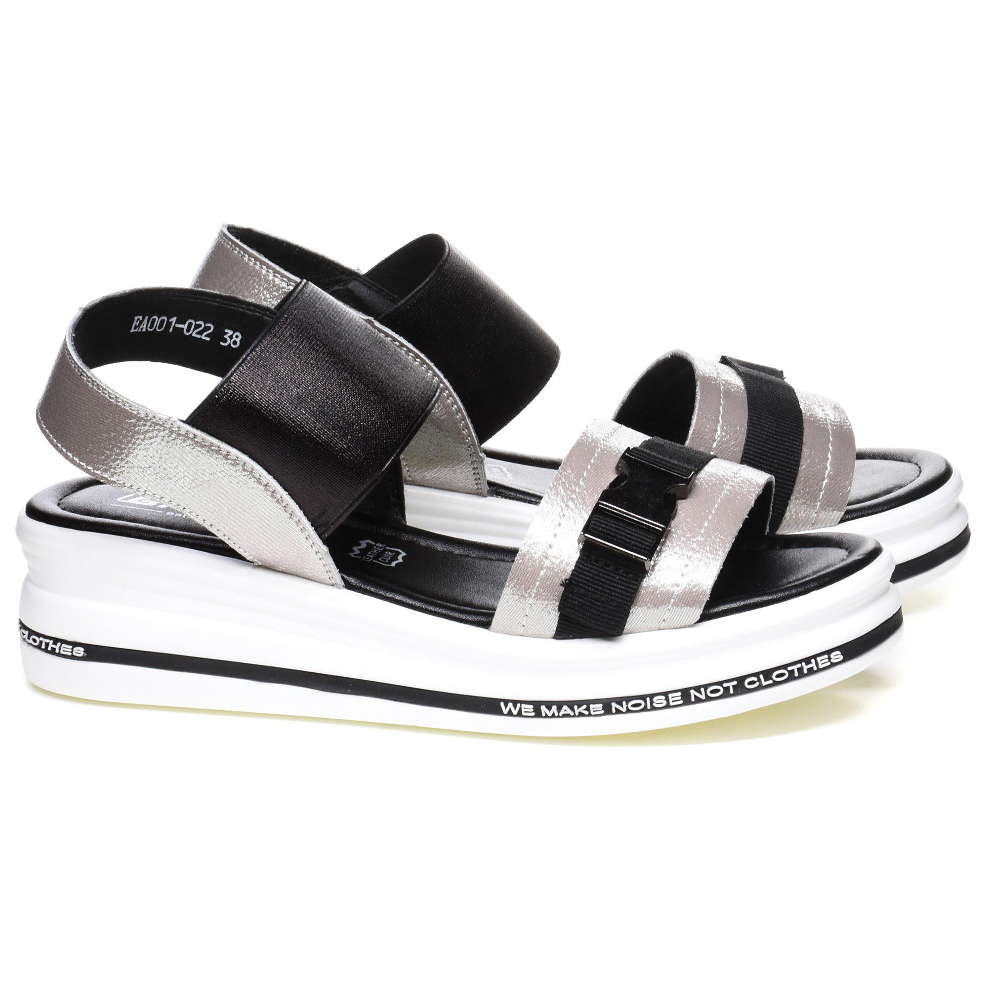 Сандалии женские Baden р. 40 Серебряный/Черный (069782-40) - фото 4 Сандалии женские Baden р. 40 Серебряный/Черный (069782-40) - фото 4