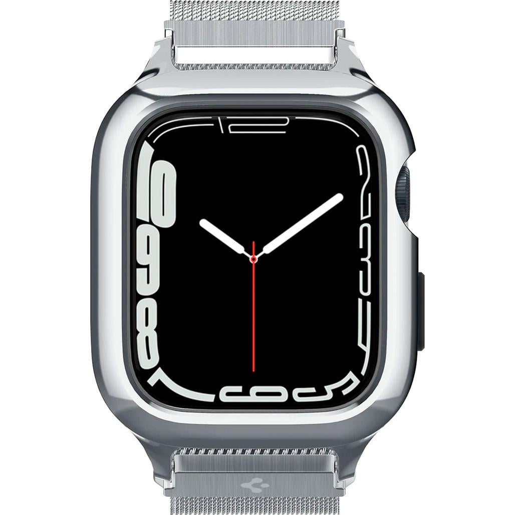 Ремешок Spigen Metal Fit Pro для Apple Watch 42/44/45 мм Silver (ACS04584)