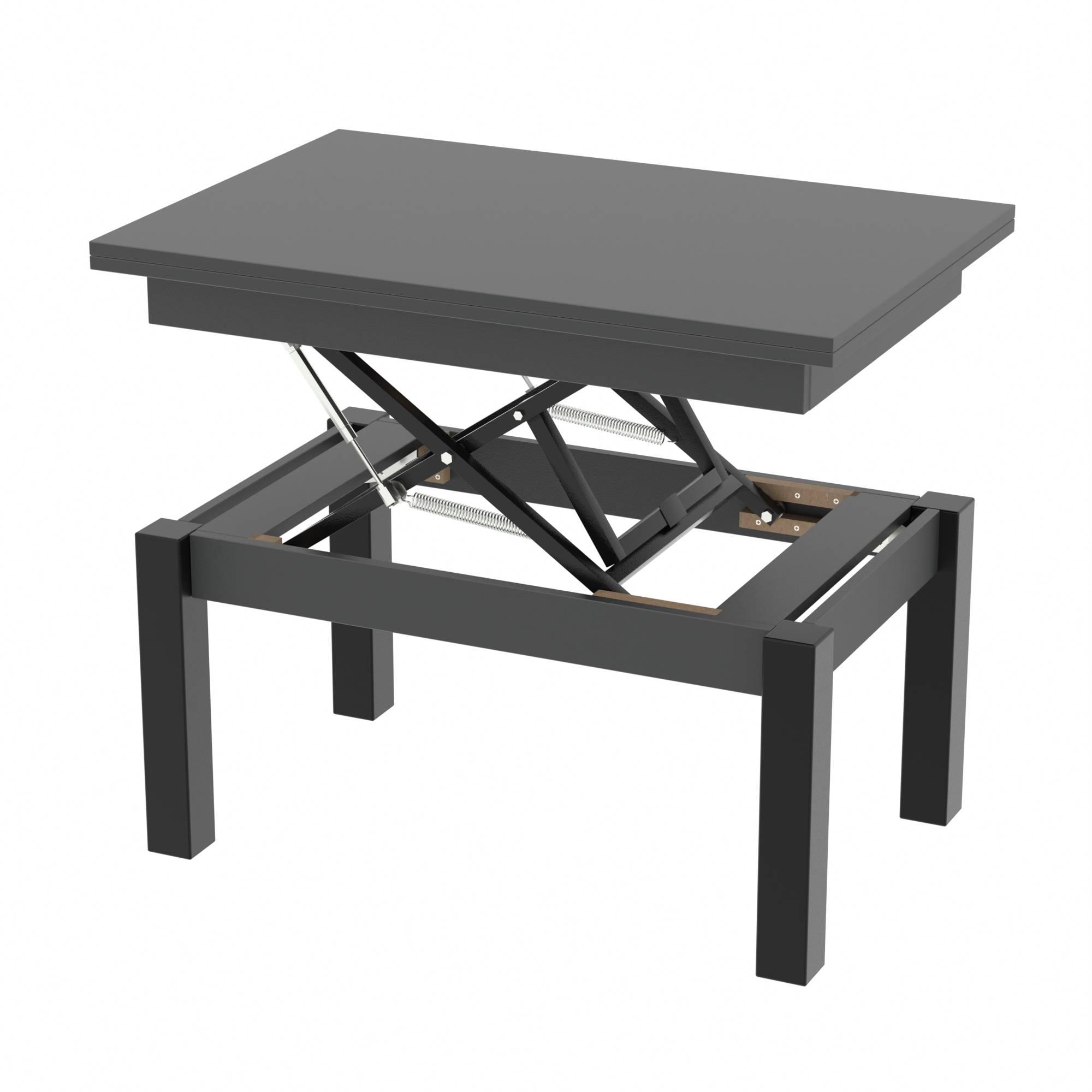 Стіл-трансформер Неман БАТТЕРФЛАЙ Метал Антрацит/Чорний (628906)