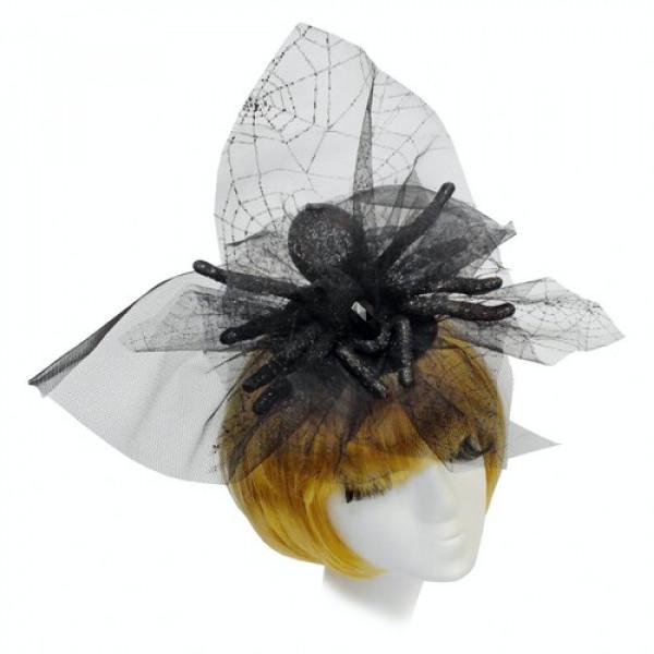 Декор на Хэллоуин Seta Шляпка Леди Паук (17-834BLK)