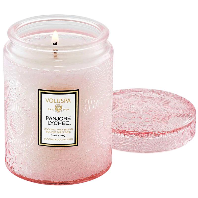 Свеча ароматическая Voluspa Japonica Panjore Lychee 156 г стакан с крышкой (111000770)