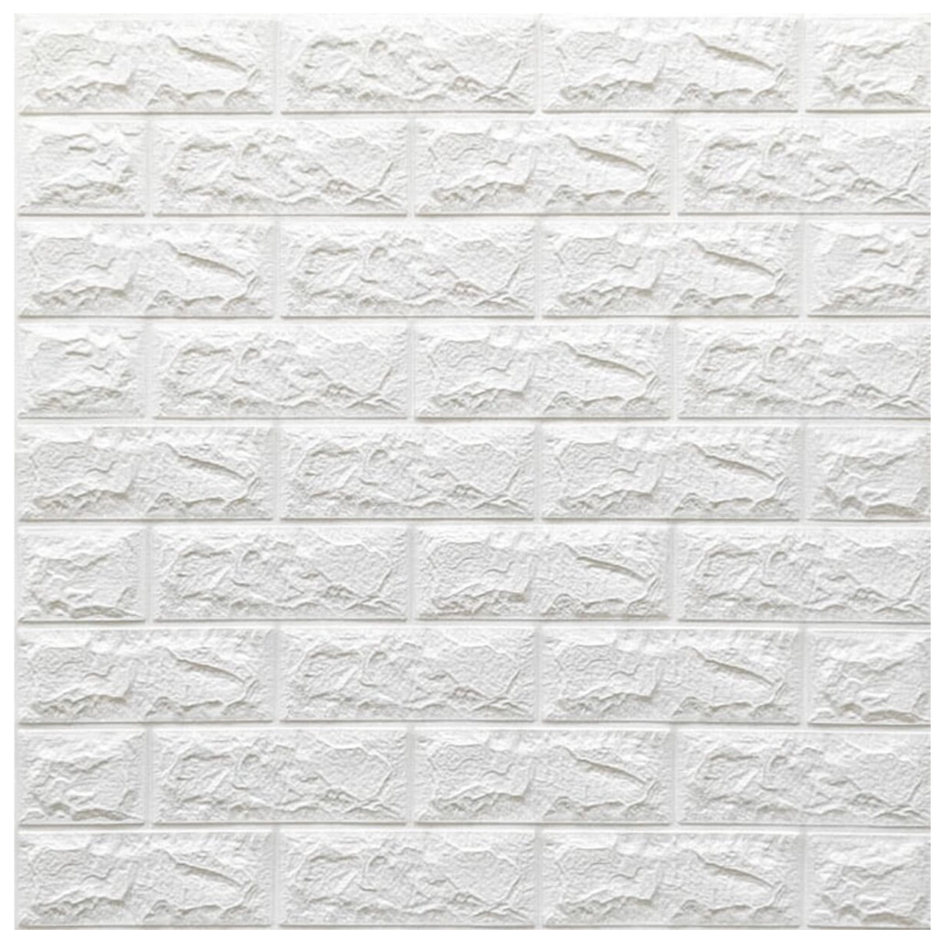 3D-панель декоративная самоклеящаяся под кирпич 77x70 см x 4 мм - фото 1