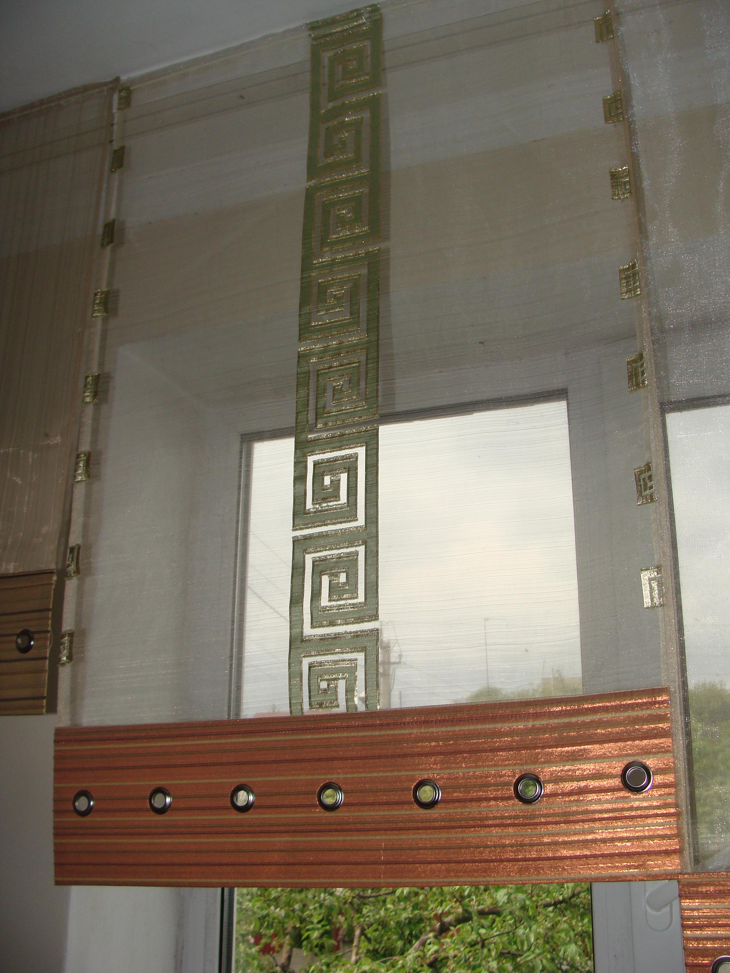 Комплект панельных занавесок Firanka Меандр 4 шт. карниз 200 см Салатовый с золотистым (9вп) - фото 4 Комплект панельных занавесок Firanka Меандр 4 шт. карниз 200 см Салатовый с золотистым (9вп) - фото 4