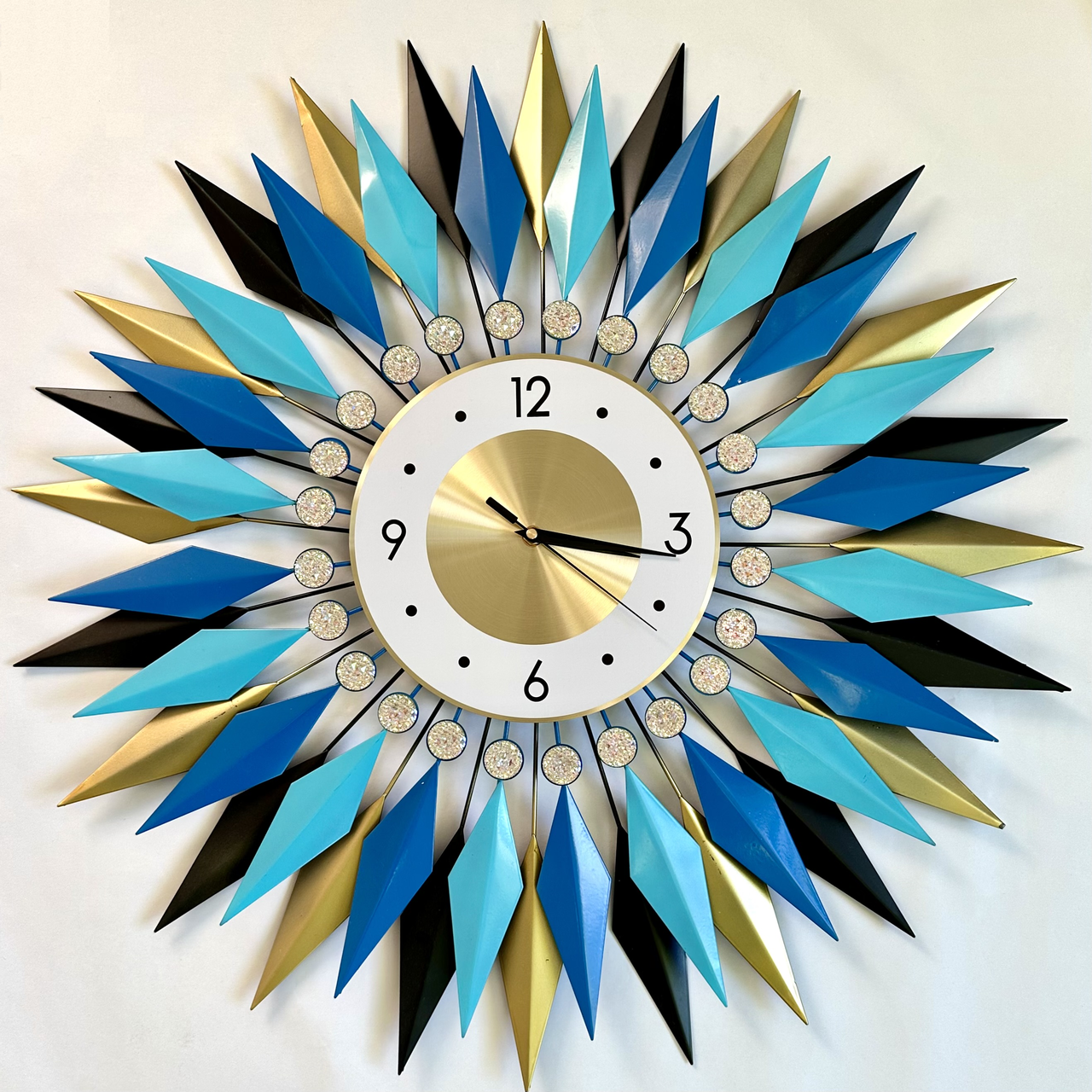 Годинник настінний NC Етно G 70 cм Золотистий (2726189157)