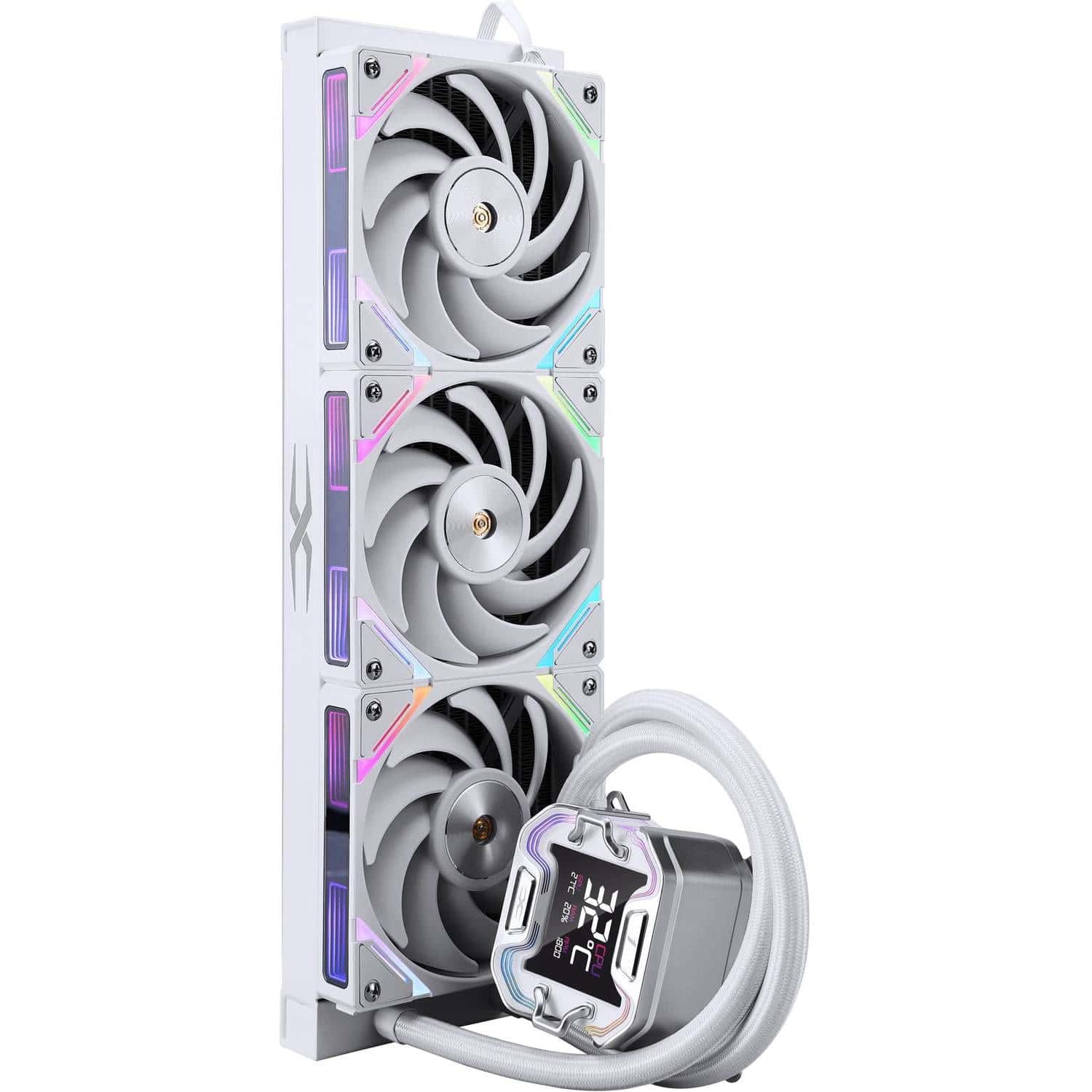 Система водяного охолодження 1stPlayer X-360E 300 Вт 360 мм 2000 об/хв ARGB White (38473379)