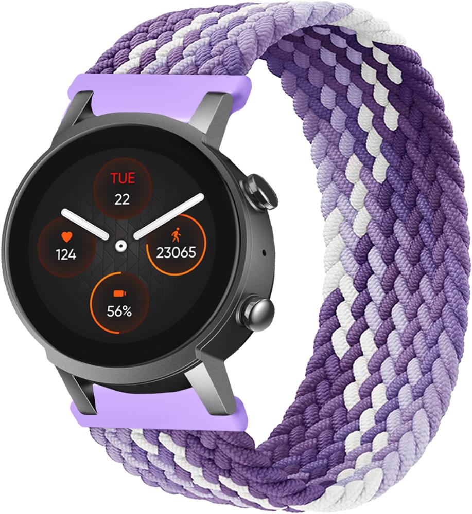 Ремешок Solo Loop Multi для Mobvoi TicWatch E3 (135 мм) Violet (26769-2F)