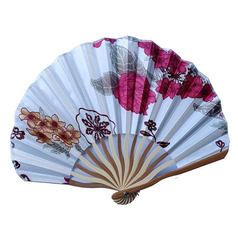 Віяло ручне складане 21х27 см Світле (C5295)