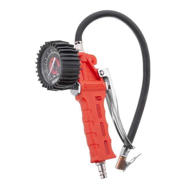 Пістолет для підкачування коліс із манометром пневматичний Intertool PROF 60G (PT-0505)