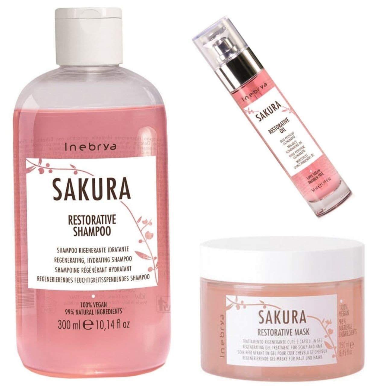 Набор Inebrya Sakura для восстановления волос (1139736177)