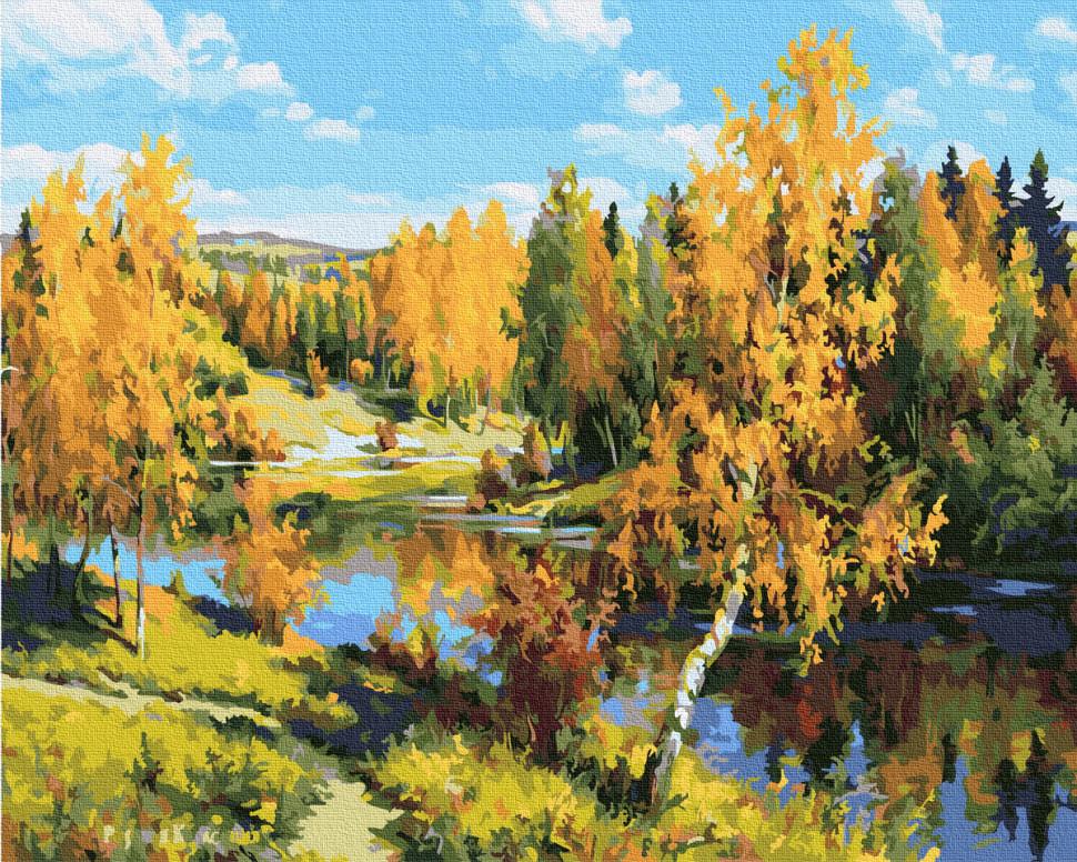 Картина по номерам Rainbow Art Осенний лес (GX24523-RA)