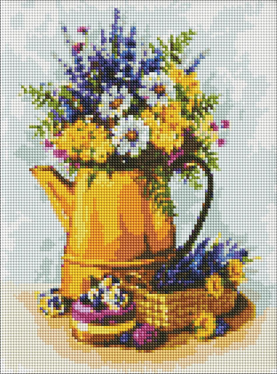 Алмазная мозаика Идейка Яркое лето AMO7123 30x40 см (1686253999)