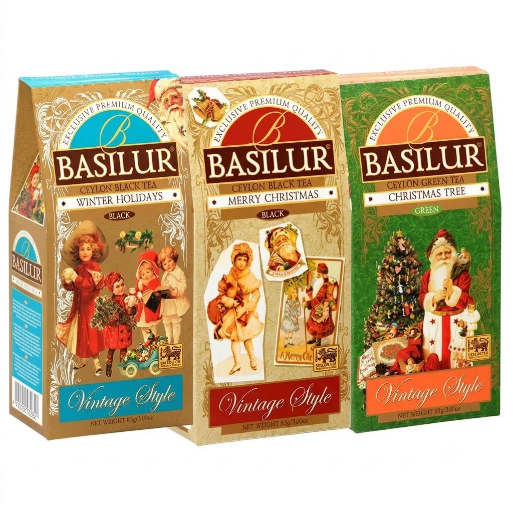 Набор чая Basilur 3 вида Зимний винтаж 255 г (nab008basilur)