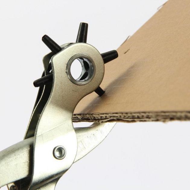 Пробойник для кожи/картона револьверный 2-4,5 мм 6 размеров (287879) - фото 3 Пробойник для кожи/картона револьверный 2-4,5 мм 6 размеров (287879) - фото 3