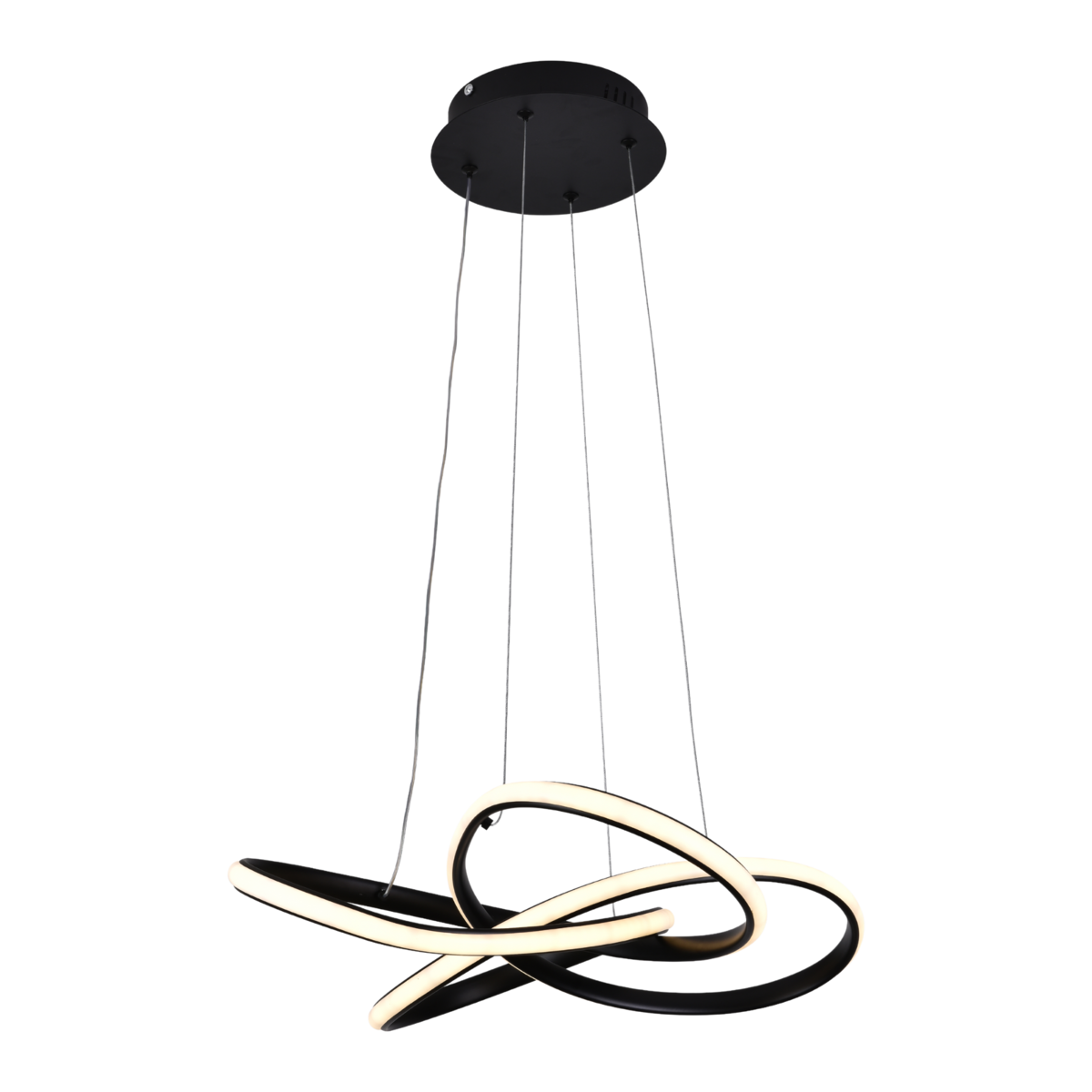 Люстра подвесная светодиодная Light House SRS-19631 BK 76W Черный