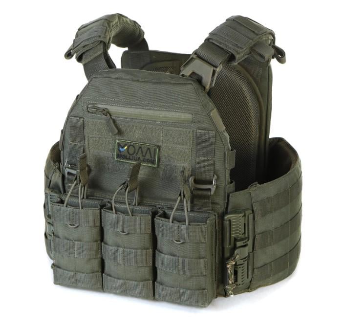 Плитоноска з функцією швидкого скидання Олива (PLATE CARRIER)