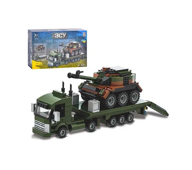 Конструктор Limo Toy Военная техника транспортер танков 431 деталь (KB 1107) - фото 2 Конструктор Limo Toy Военная техника транспортер танков 431 деталь (KB 1107) - фото 2