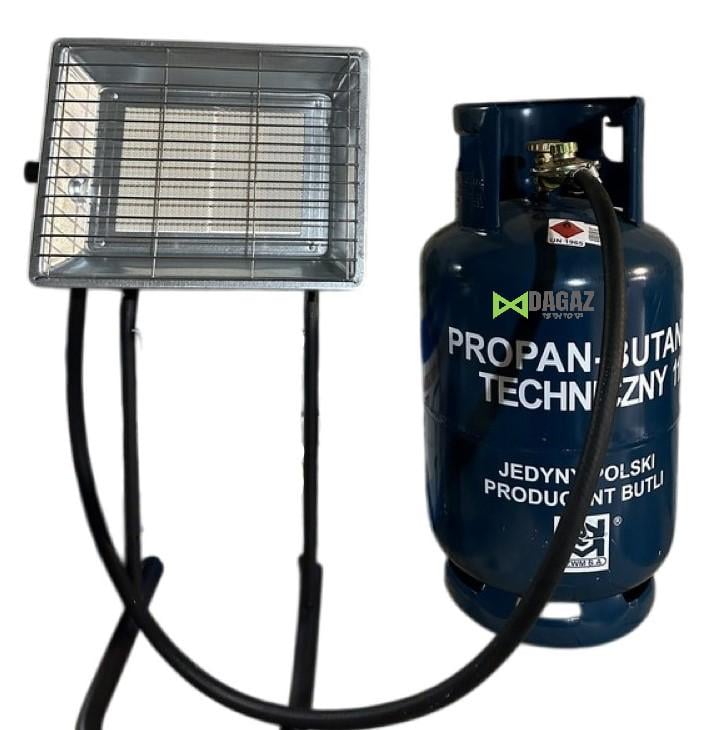 Комплект балон газовий Nurgaz 3.5кВт з обігрівачем 27 л (30079924)