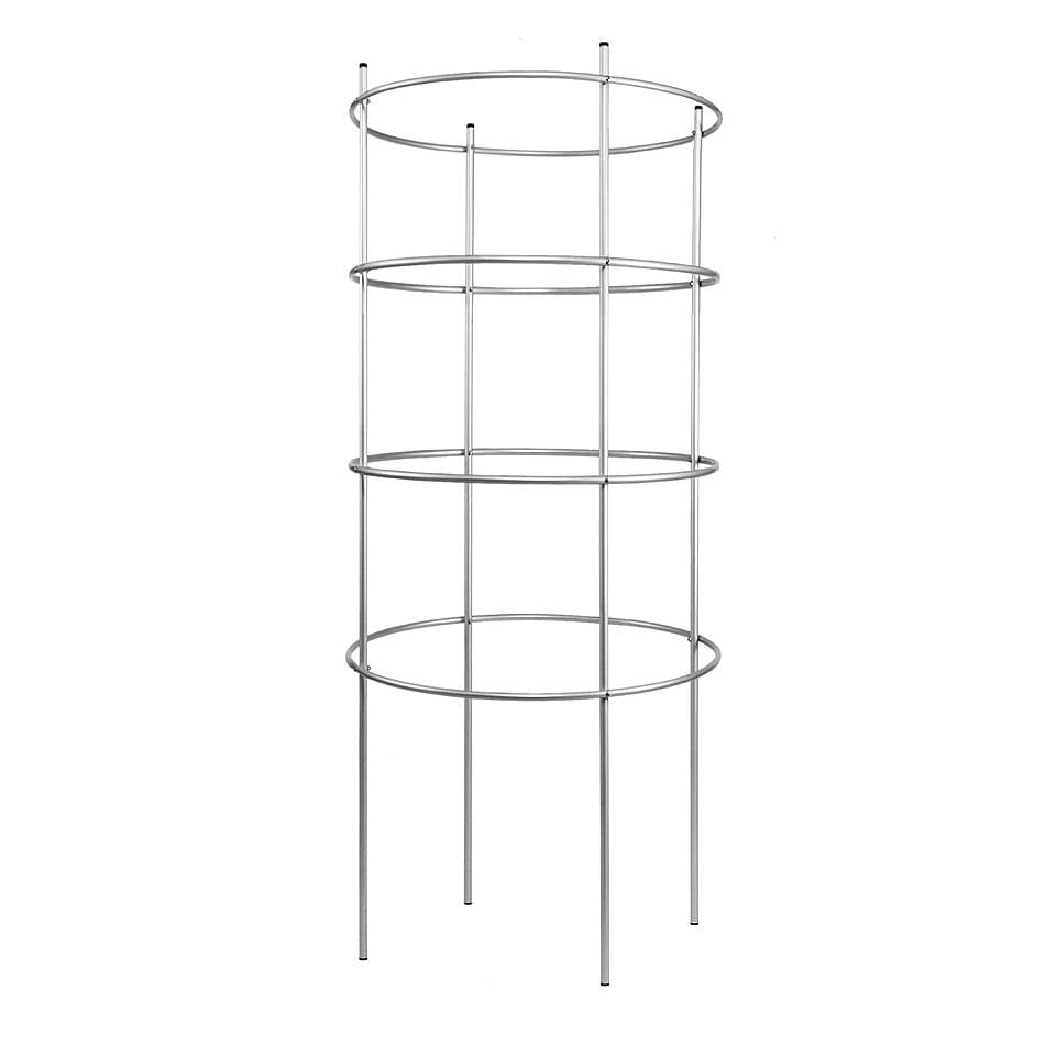 Опора для рослин кільцева шпалера на чотири кільця 2000х800х800 мм (КОШ-D16/D13-2000*800/4)