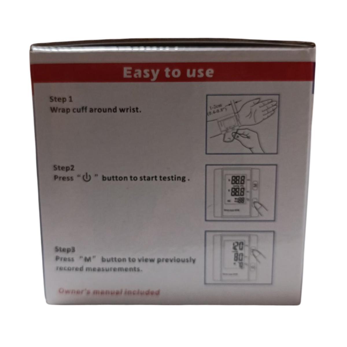 Тонометр автоматический BP-201M на запястье White (200311) - фото 10 Тонометр автоматический BP-201M на запястье White (200311) - фото 10