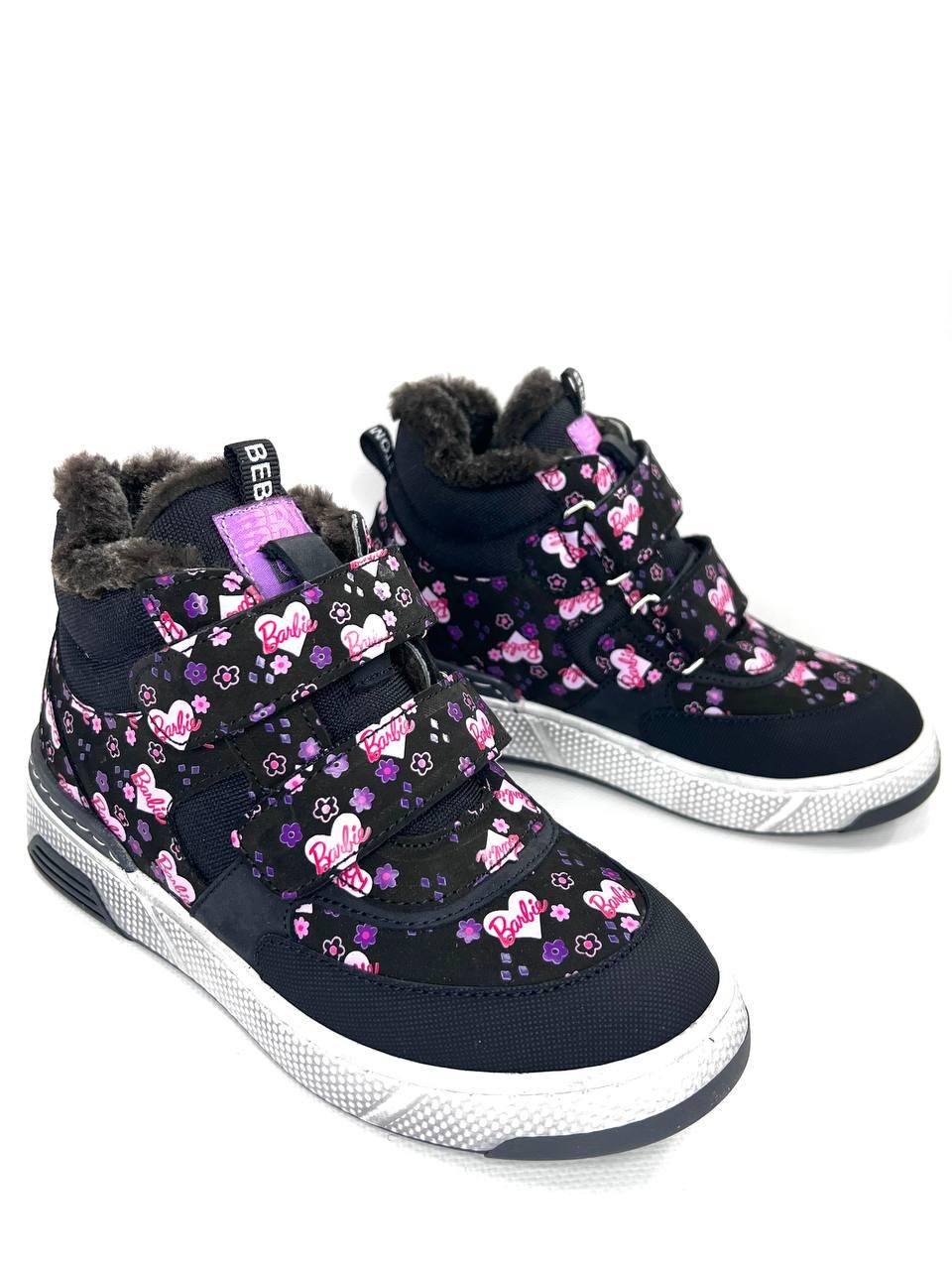 Ботинки ортопедические Bebetom зимние р. 36 Черный с розовым (31642118)