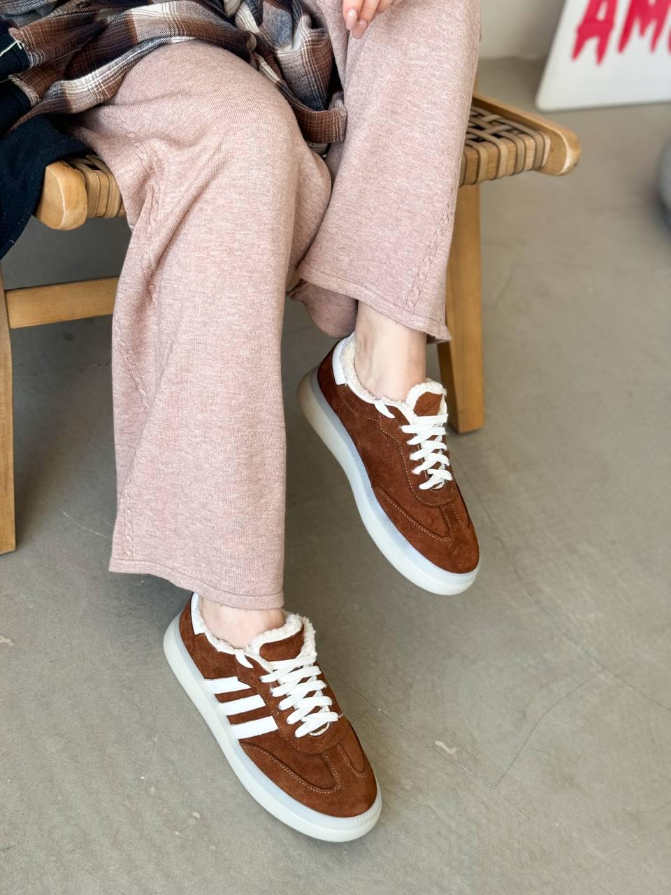 Кеди жіночі на хутрі Maya Shoes р. 36 Рудий (3021/1) - фото 19 Кеди жіночі на хутрі Maya Shoes р. 36 Рудий (3021/1) - фото 19