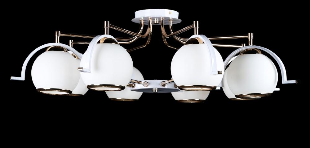 Люстра с плафонами Ray L6008/8 FGD+WT (IR006679)