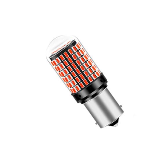 Автомобільна лампа LED 1156 BA15S P21W 144 SMD 3014 Червоне світло (534882) Автомобільна лампа LED 1156 BA15S P21W 144 SMD 3014 Червоне світло (534882)