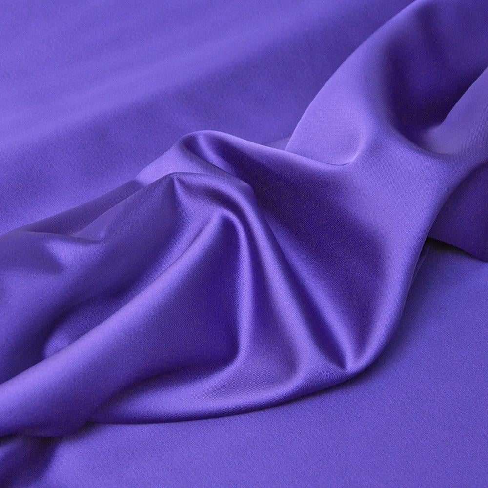 Ткань костюмная атласная Scarlett V-64 Фиолетовый (15360)